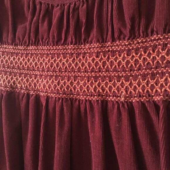 Mini Boden smocked corduroy dress 7-8Y - Picture 5 of 9